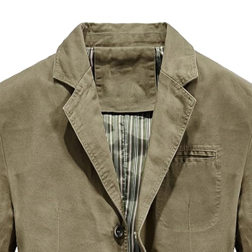 Chaqueta de mezclilla para hombre estilo vintage miniatura 5