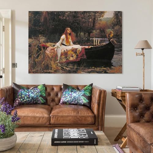 Toile de Shalott Waterhouse pour transformer un mur vide en galerie d'art