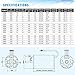 Brushless Rc Boat Motor, Surpass Hobby 2958 6500KV Brushless Motor with Cooling Set Design for RC Boat (6500kv)