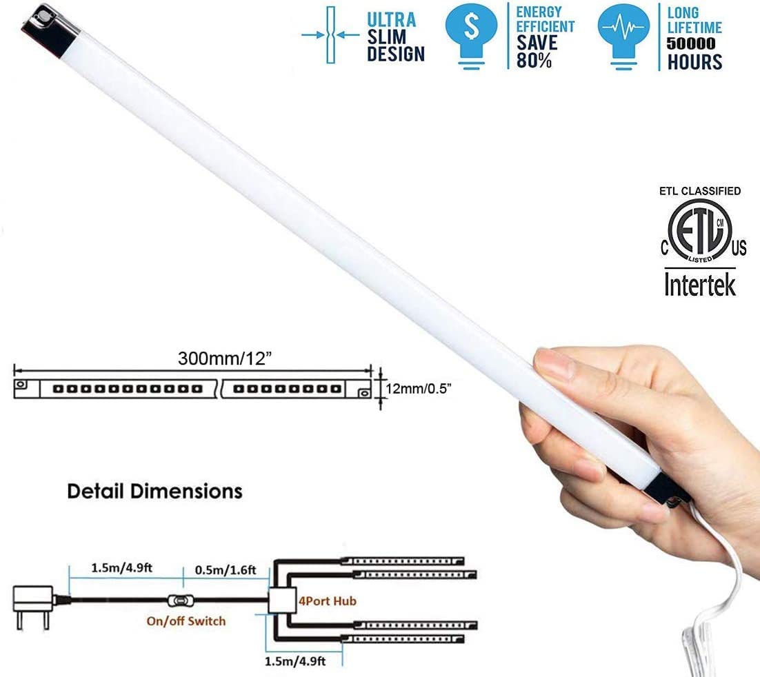 Versatile LED Light Strip Kit, Enhance Display, Shelf, and Cabinet Lighting, Energy-Efficient, Brilliant and Soft Lighting - Image 4