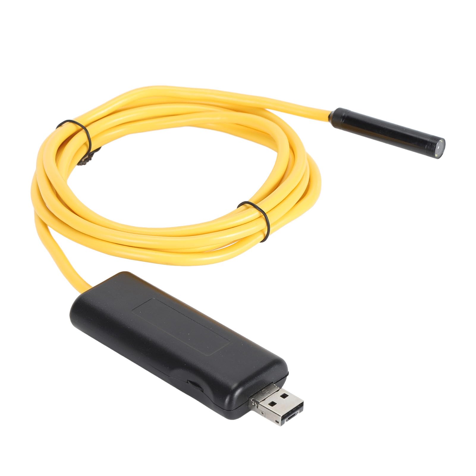 KUIDAMOS Endoskop USB WiFi 720P Profesjonalna Kamera Wysokiej Rozdzielczości z 6 Diodami LED do Kontroli Silnika Samochodowego i Konserwacji Rur 8mm (10 m)