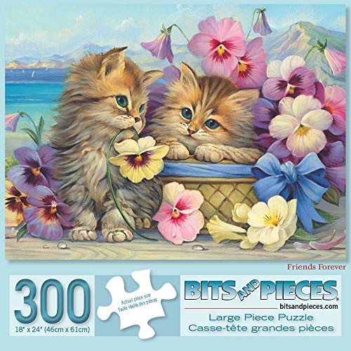Bits and Pieces Jigsaw Puzzles for Adults 300 Pieces - Friends Forever