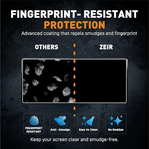 Image of ZEIR Screen Protector [2 PACK] For TATA PUNCH 2026 FACELIFT | Accomplished and Accomplished+S | 10.25 INCH INFOTAINMENT TOUCHSCREEN & DIGITAL STEERING GUARD || Anti Scratch | Water Resistant | HD Clear | High Touch Sensitivity | Punch 2026 Car Stereo Display Accessories 2025+ [Not Tempered Glass] (2 pcs [10'INFO+Steering])