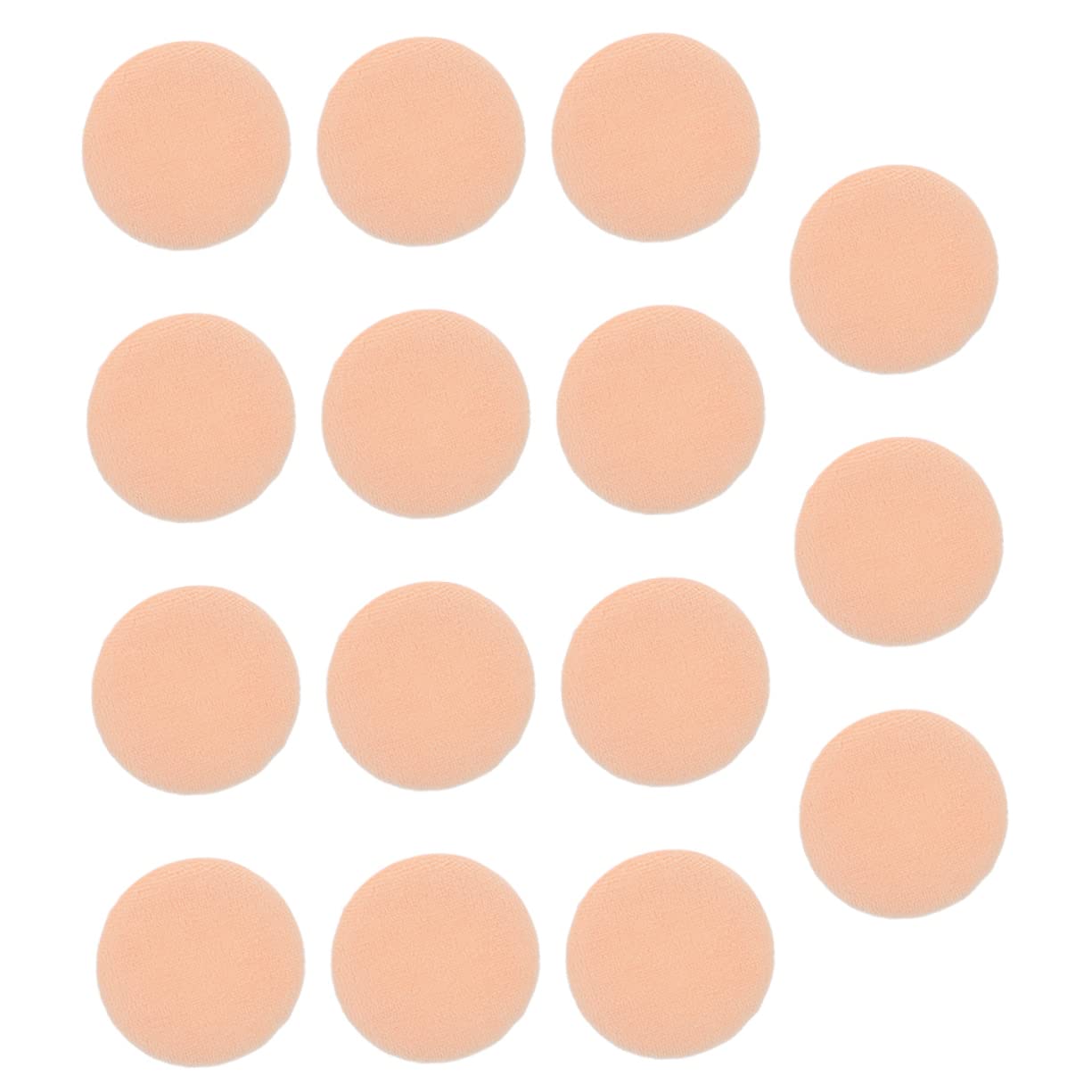 Healeved 15Pcs Makeup Powder for Women Rounded Face Applicators Soft Velour Pads for Foundation and Loose Powder Makeup for Home