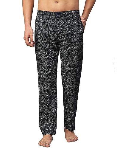 Image of Urban Scottish Men's Lounge Pants 100% Cotton Men's Lounge Night Pant Comfortable Leisure-Wear Lower with an Elastic Waist-Band and Regular Fit Track Pants, Machine Washable Stay at Home
