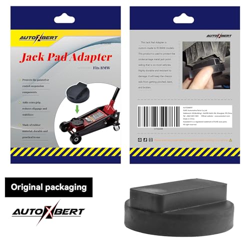 Wagenheber Gummiauflage Gummi Schwarz Hebe Belag Werkzeug Gummipuffer Unterstellbock Gummiblock Jack Pad für BMW 135 335 535 E82 E88 E46 E90 E38 E39 E60 X5 X6 X3 1M M3 M5 M6 F01 F02 F30 Mini Cooper