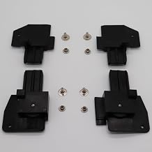 FaiX3.it Slider Sliders Kit with Roller for Bilateral Roller Blind Spring Roller Blind Black