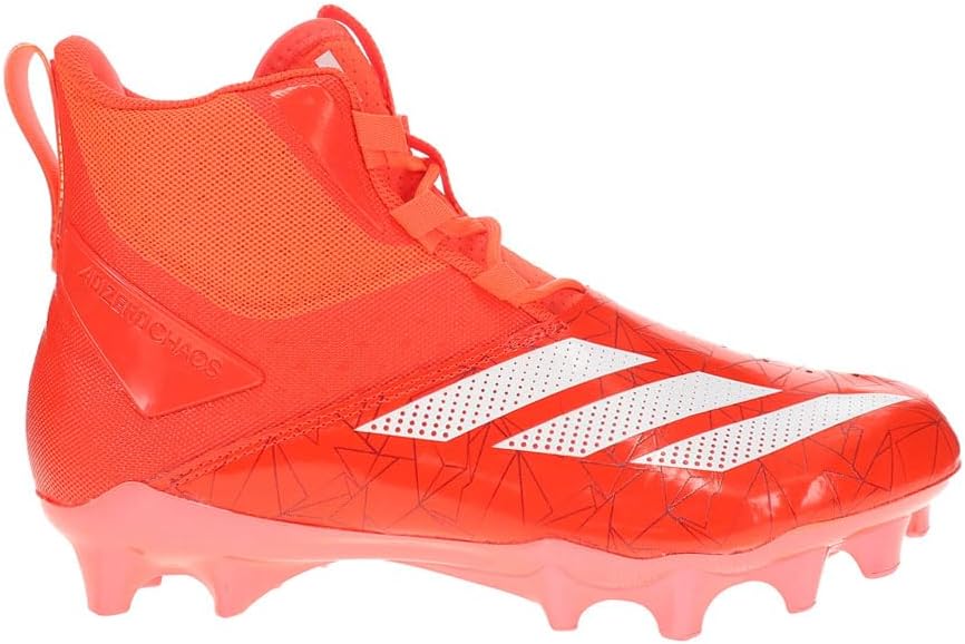 adidas Mens Adizero Chaos Football Sneakers Shoes - Red
