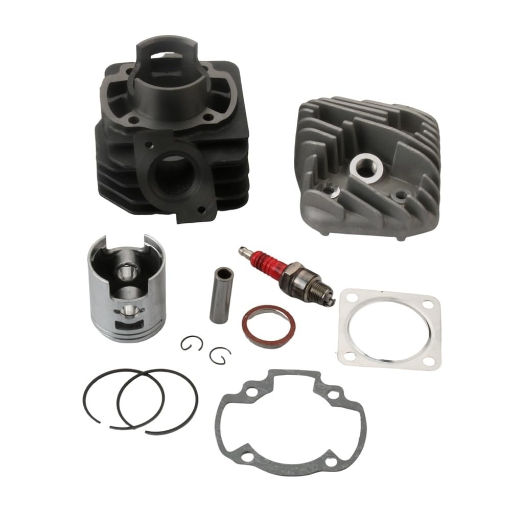 Scooter 70cc Big Bore Kit Cilindro e Testa for Sym DD Fancy 50 Violino 1 Flash Libero Puro 50cc 47mm 2 Tempi Parti Del Motore