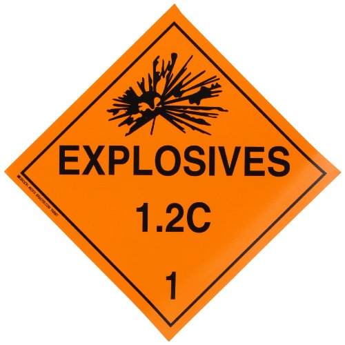 Plaque vinyle Brady 63310 pour signalisation de zone et atelier
