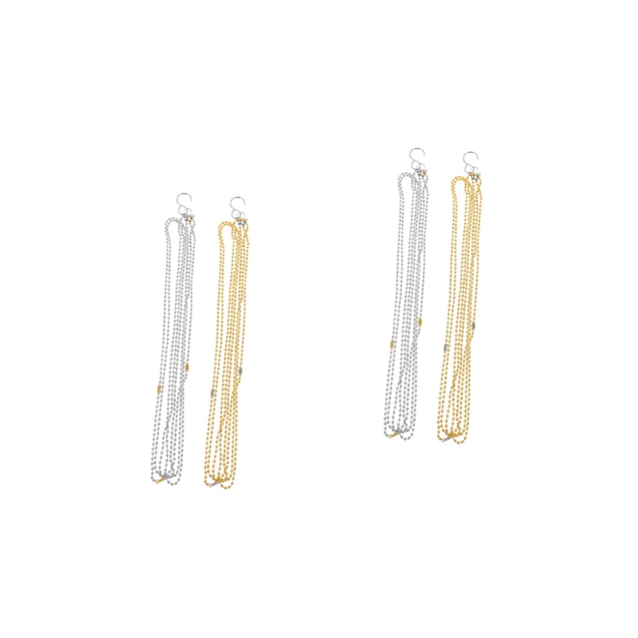 Happyyami 2sets Volleyball Net Height Chain Volleyball Measurement Tool Referee Equipment Portable Sports Gauge 2pcs*2