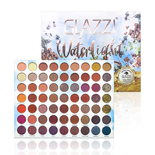 GLAZZI Eyeshadow Palette 63 colors Nudes Glitter Shimmer and Matte Make Up Palette With Mirror Highly Pigmented Profession Cosmetic Eye Shadow