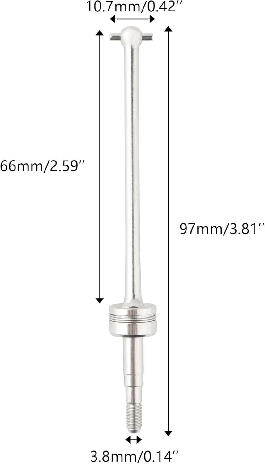 9201 RC Cars CVD Shaft Set Axle PX9200-28 Accessories Spare Parts for 1:10 Scale 9201E 9203E 9205E 9206E 9200 9200E Trucks 200E 210E Brushless RC Truck Buggy