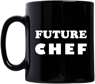 Future Chef Funny Gifts Idea - Mug Coffee Cup Tea - 11oz Black Ceramic - Cooking School Culinary Grad Student Trainee - Personal Private Chef in Training Cute Gag - Chefs Day Week