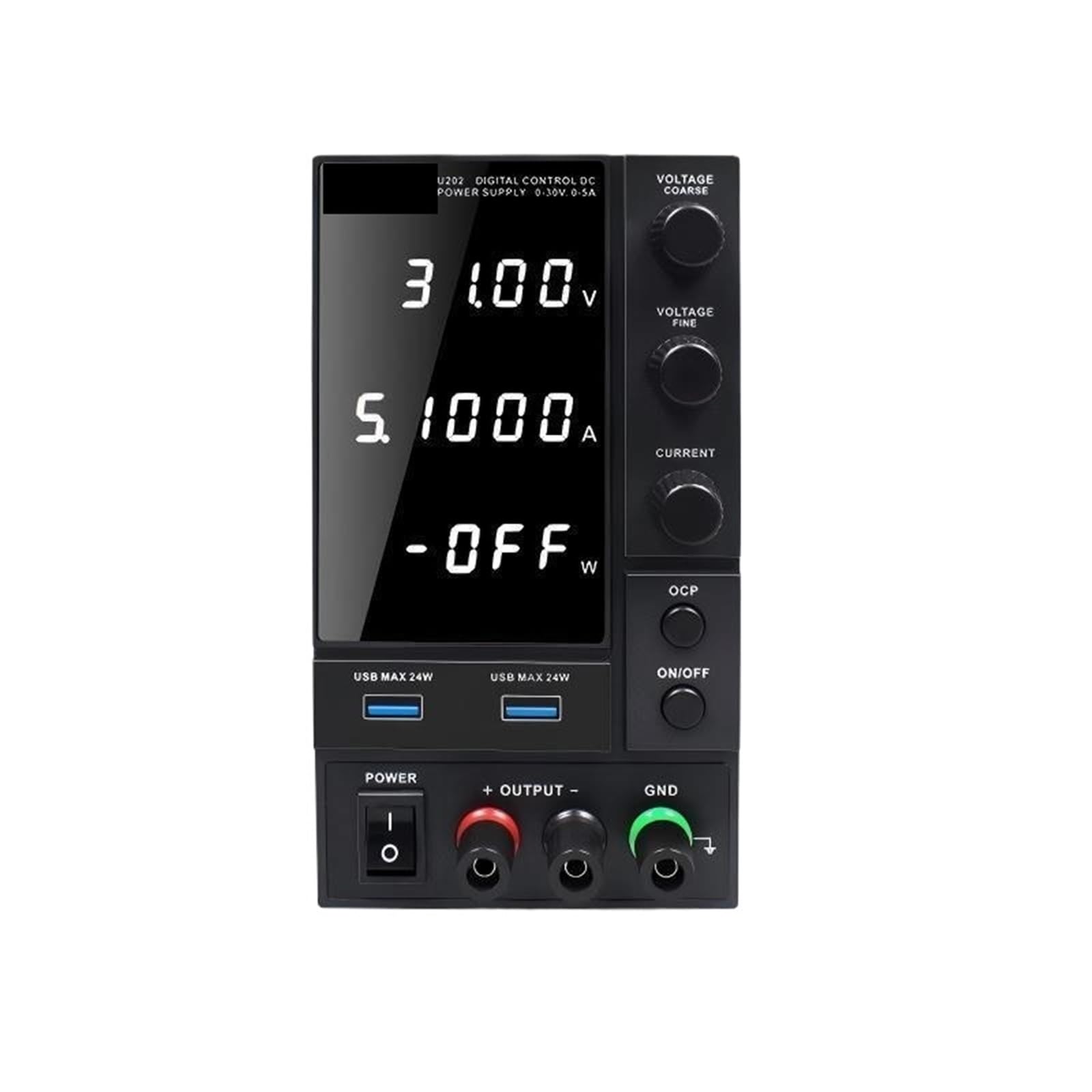Alimentatore da Banco, Alimentatore switching U203, alimentatore CC, stabilizzato a commutazione regolabile(U202(30/5A))