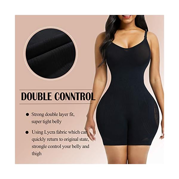Lover-Beauty-Body-Shaper-for-Women-Seamless-Shapewear-Butt-Lifter-Tummy-Control-Bodysuits-Full-Body-Fajas-Colombianas Lover-Beauty Body Shaper for Women Tummy Control BBL Shorts Seamless Shapewear Bodysuit Fajas Butt Lifter, Black, M/L