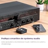 Odbiornik Bluetooth Marmitek BoomBoom 80 – Bezprzewodowe odtwarzanie muzyki – NFC i łatwe przełączanie między smartfonami – Adapter audio – Bluetooth receiver