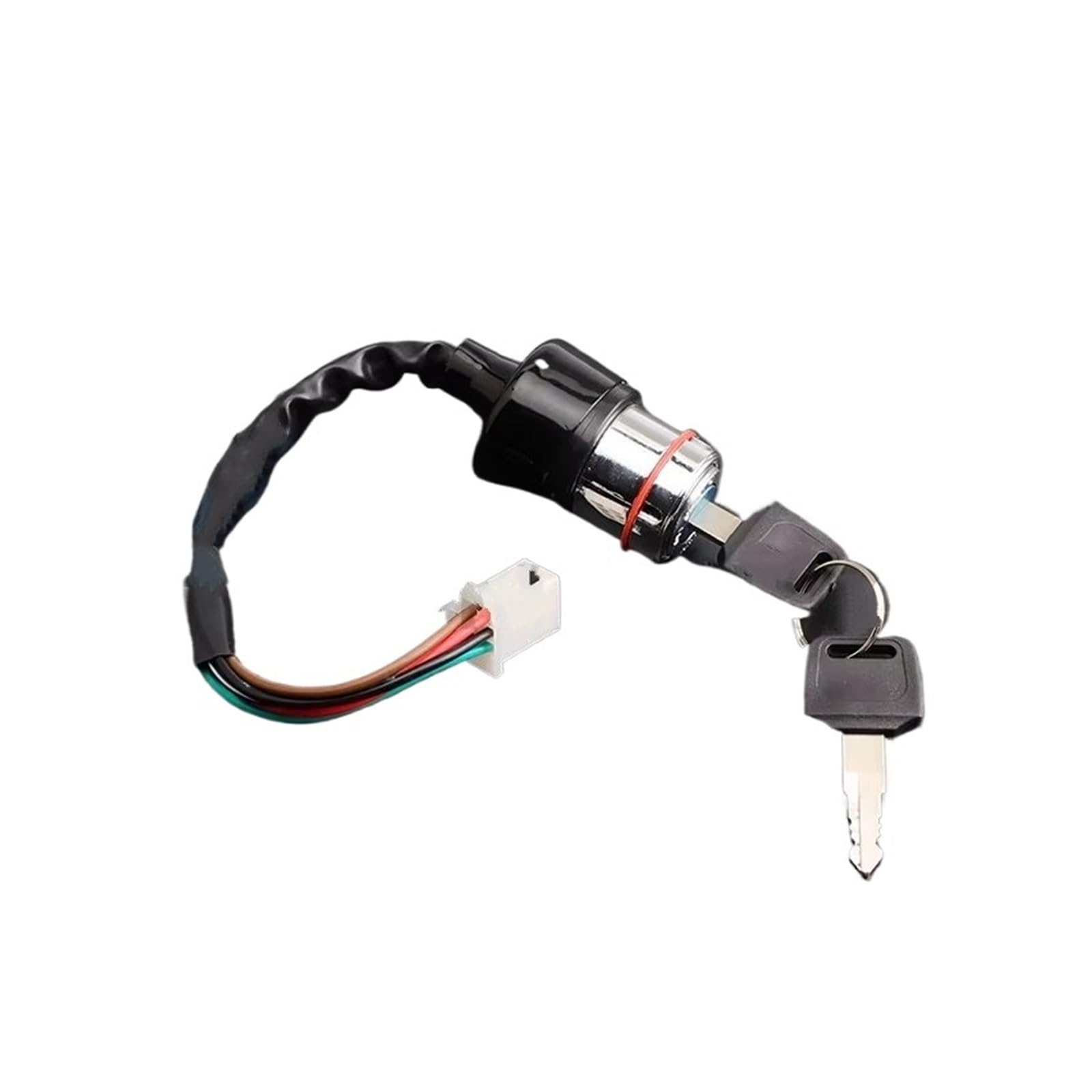 Blocchetto Accensione Moto Per Bobber Per Scooter Per Chopper Interruttore Accensione Per Moto Chiavi 3 Posizioni 6 Fili On/Off