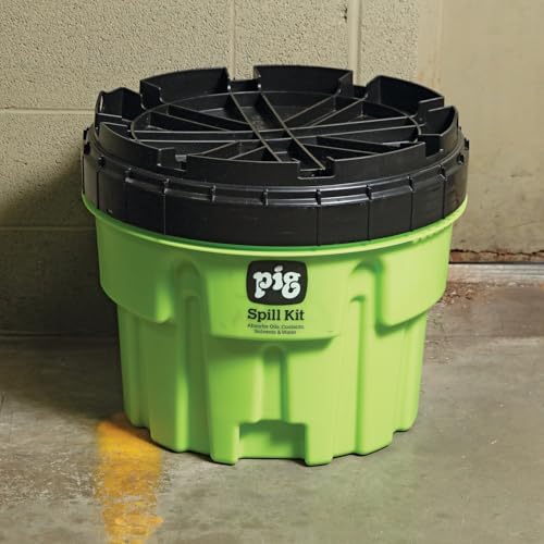 Image of PIG Spill Kit in 20-Gallon High-Visibility Container | 12 Gallon Absorbency | KIT264