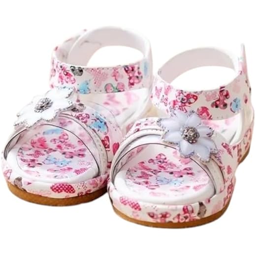 Girls Floral Butterfly Sandals