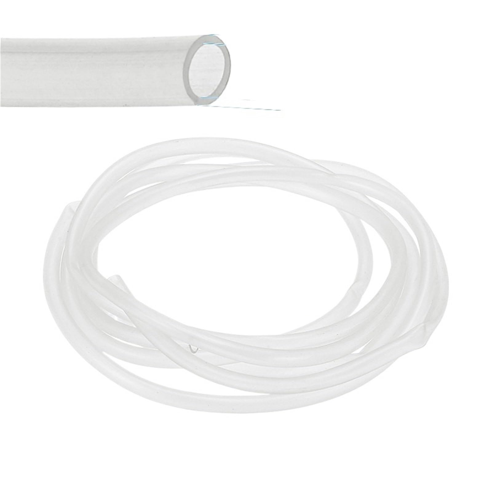 Tuyau Aquarium Tuyau d'arrosage Standard Transparent for Aquarium, 2,0 m,5, 12, Tube en Silicone de 4 mm for Pompe à air d'aquarium(Green 2.5m)