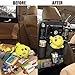 OYRGCIK Backseat Car Organizer, Kick Mats Car Back Seat Protector with Touch Screen Tablet Holder Tissue Box 8 Storage Pockets for Toys Book Bottle Drinks Kids Baby Toddler Travel Accessories, 2 Pack