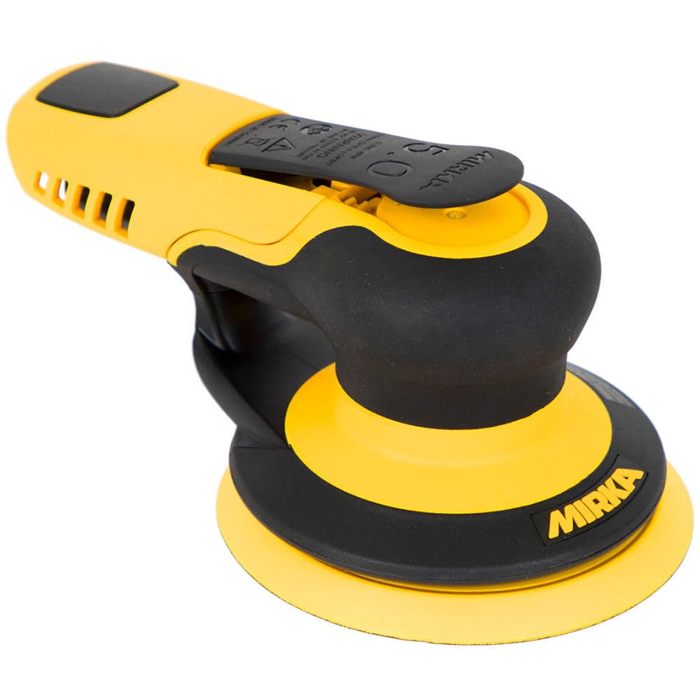 Mirka PROS Pneumatic Random Orbital Sander / 5 inch / 5mm Orbit/Dust-Free Sanding/MRP-550NV