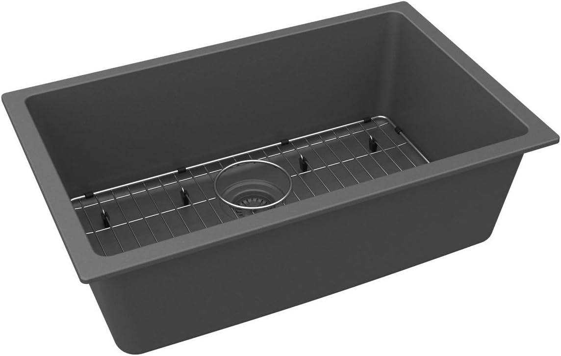 Elkay Quartz Classic 291/2" x 183/4" x 91/2", Single Bowl Undermount