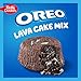 Betty Crocker OREO Lava Cake Mix, Chocolate Lava Cake Baking Mix With OREO Cookie Pieces, 8.3 oz