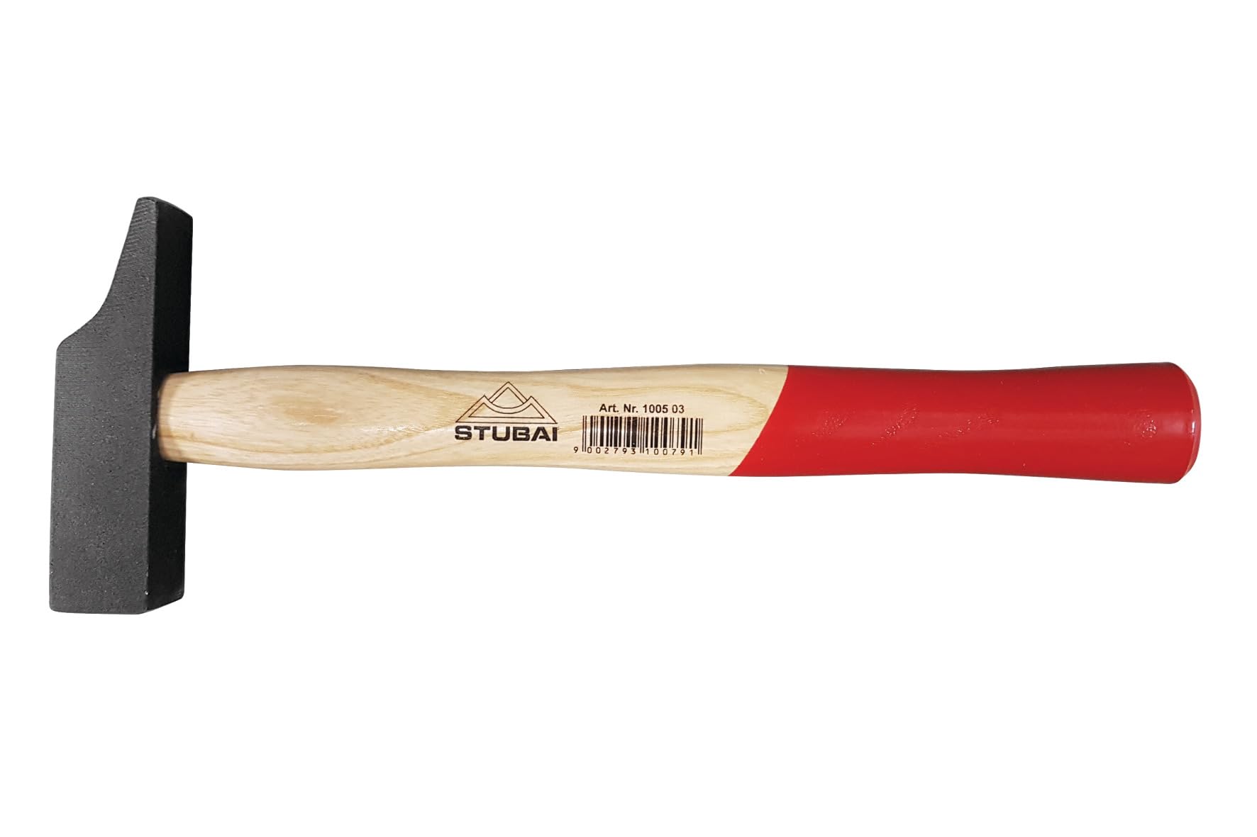 Stubai 100503 Marteau de Menuisiers Tête Selon DIN 5109, Noir/​Rouge/​Beige, 25 mm