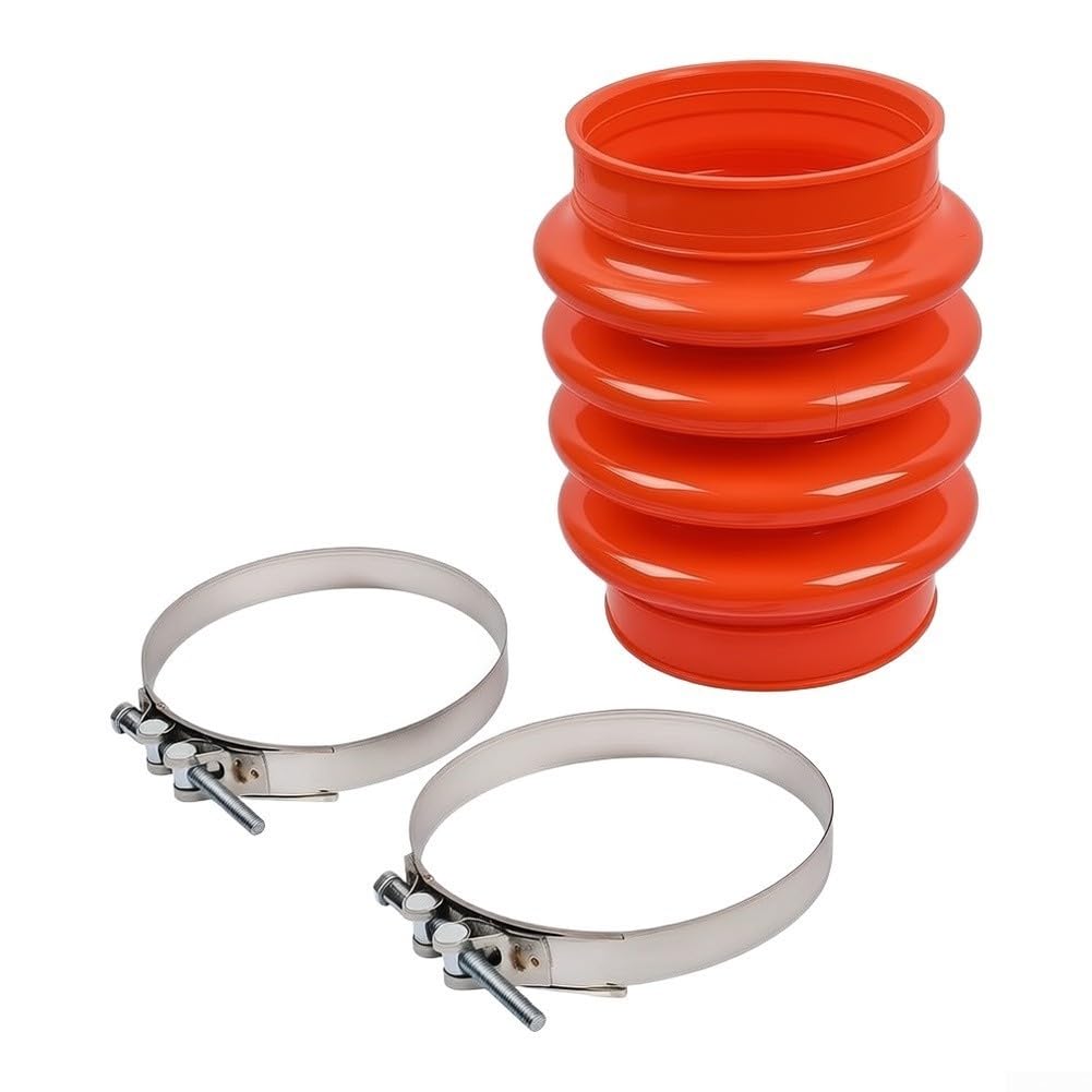 Stivale A Fisarmonico con 2 Fascette per Multiquip per mikasa MT70 MT75 Ricambio 4451611 Kit Completa