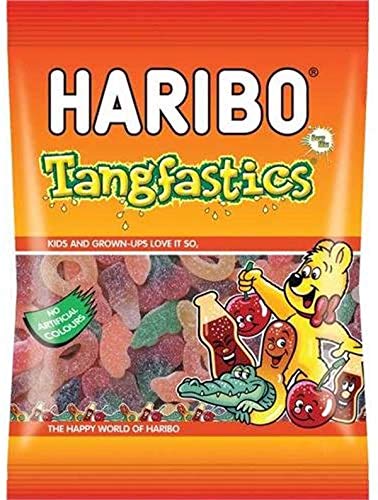 Haribo Tangfastics sachet bonbon acidulé en lot de 12 pochettes 160 g pour confiserie
