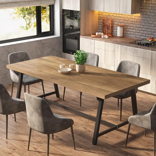 Tribesigns 70-Inch Wood Kitchen Table