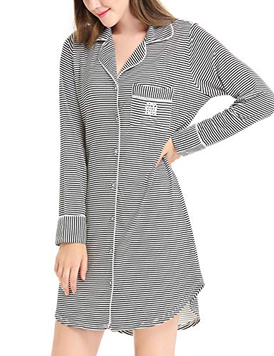 最安値 Nora Twips ワンピース ルームウェア レディース パジャマ 前開き シャツ ネグリジェ 寝間着 薄手 柔らか 着心良い 黒白 Mの価格比較