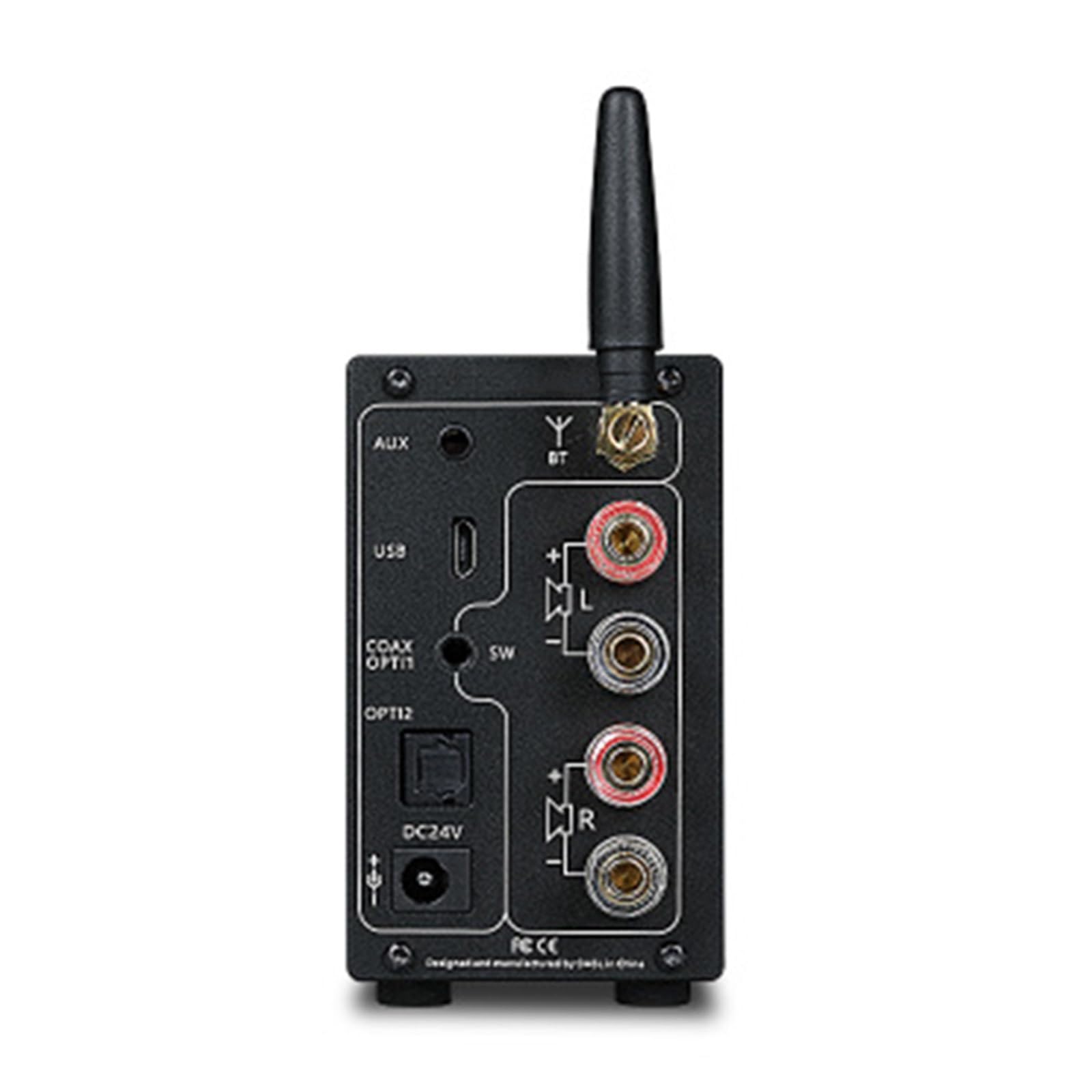 Professional Audio Full Digital decoding Power Amplifier AD18USB coaxial Remote Control Amplifier 80W Optical Fiber