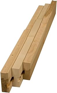 Osborne Standard Wooden Table Slide Set, 26" Standard Extension Slide (Allows for 26" Opening) in Soft Maple, Dimensions: 48" L, 3" W, 2 7/8" H, Extender for Table with 4 Legs