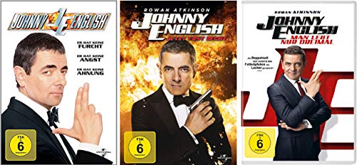 Johnny English Set: 1 + 2 - Jetzt erst recht + 3 - man lebt nur dreimal - Deutsche Originalware [3 DVDs]