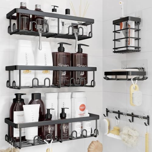 YASONIC Shower Caddy Adhesive, 100% Rustproof...