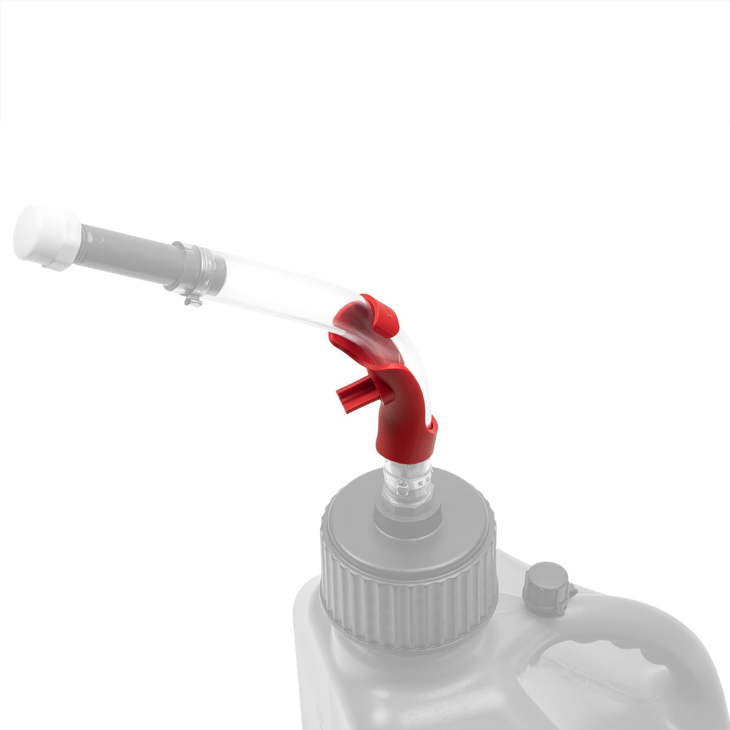 VP Racing Fuels 3058 Get Bent - Doblador de manguera de plástico ABS duradero, se adapta a mangueras estándar de 1 pulgada, con abridor de jarra en forma de X y accesorio de cierre, (paquete de 2)