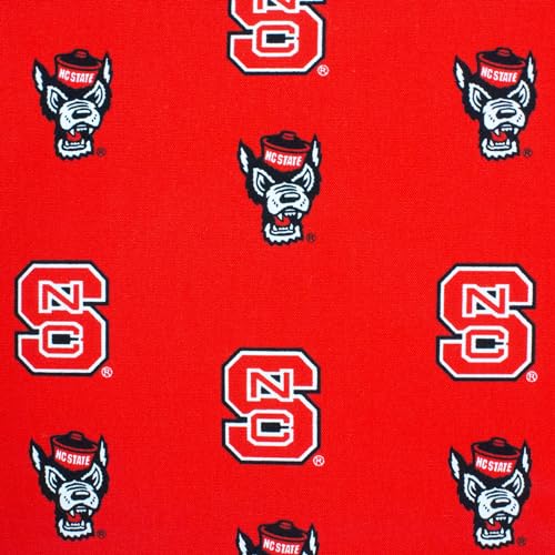 Image of College Covers Everything Comfy North Carolina State Wolfpack 2 Piece Chair Cushion
