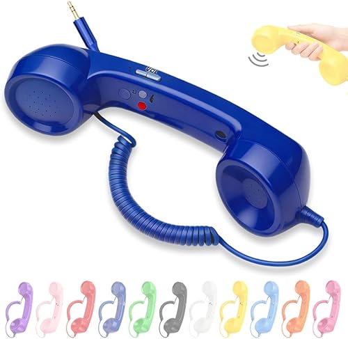 Miniatura 21 de Auricular de Teléfono Retro, 2026 Nuevo Auricular Receptor de Mango Estilo Teléfono Retro de Línea Fija, Auriculares con Cable Estilo Teléfono Retro