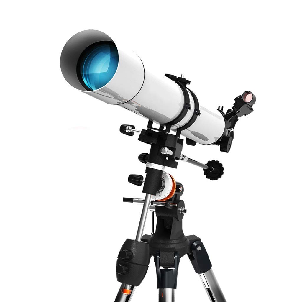 Telescopi per adulti e bambini, telescopio per principianti, rifrattore con lunghezza focale da 700 mm e telescopio da viaggio per osservare la luna e il pianeta con oculare da 10 mm/20 mm, supporto