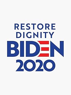 MAGNET Restore Dignity - BIDEN 2020 Magnetic Vinyl Car Bumper Sticker 5"
