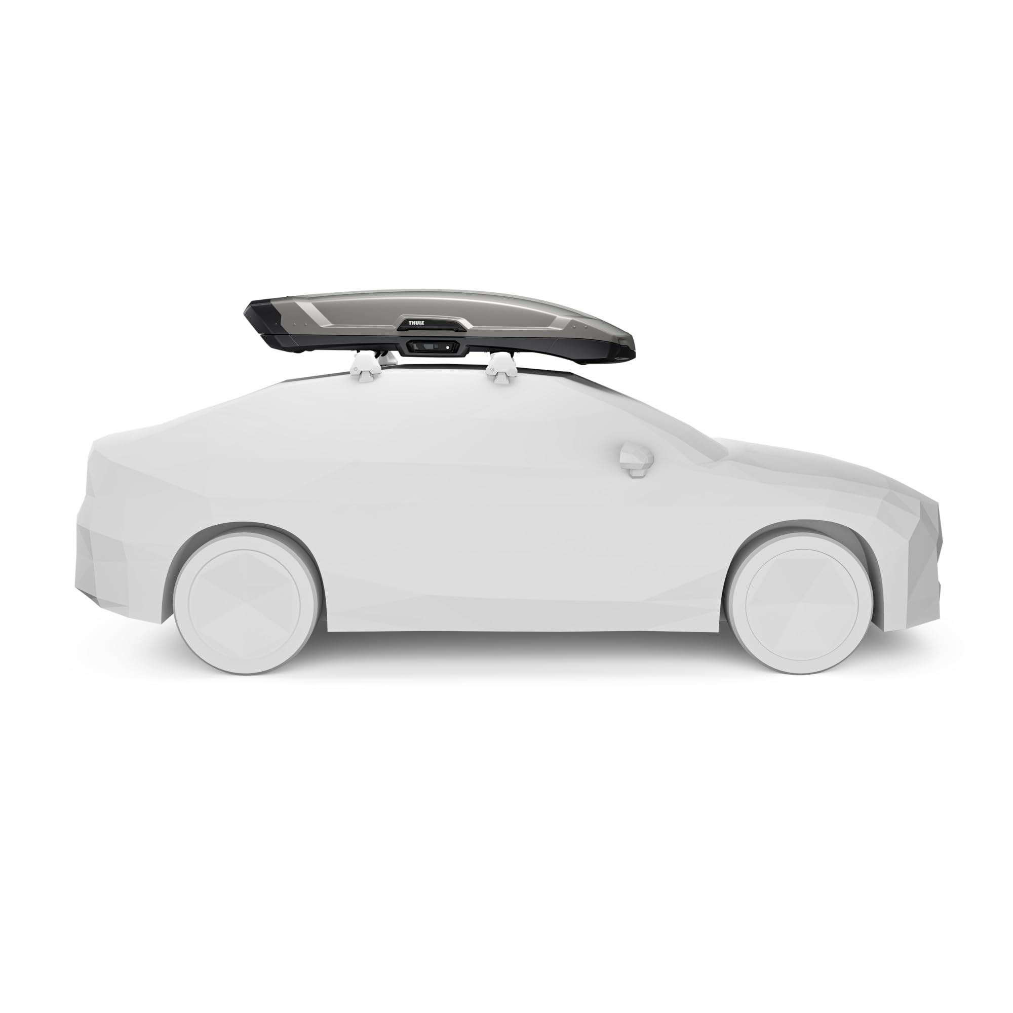 Thule Unisex's Vector Box dachowy, tytanowy, matowy, średni