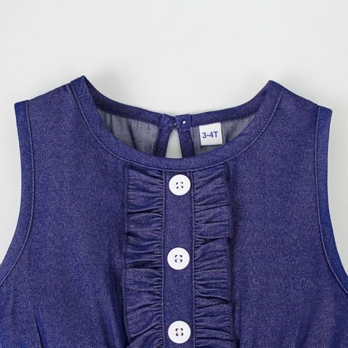 LYSMuch Toddler Girl Independence Day Outfit Baby 4th of July American Flag Dress Kids Patriotic Clothes4