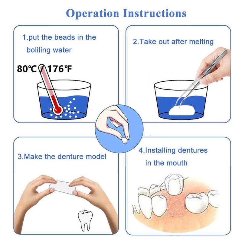 DIY Cosmetic Teeth Repair 10g – Temporary Moldable Dental Kit - Image 4 thumbnail
