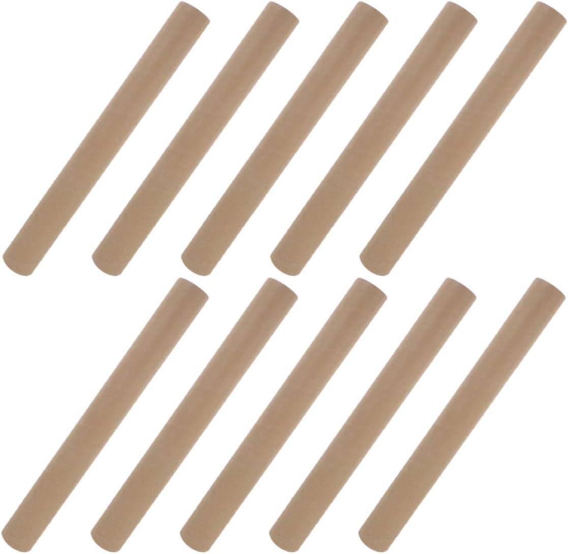 NUOBESTY 10pcs round Kraft Paper Mailing Tube for Posters and Maps