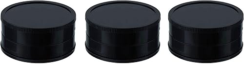 Paquete de 3 molinillo de hierbas manual, molinillo de especias pequeño de 2.3 pulgadas con almacenamiento, molinillo de hierbas de plástico