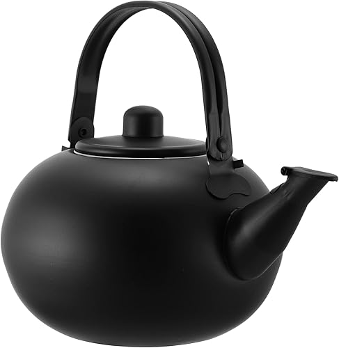 Cabilock Hervidor hervidor de té Hervidor de té Estufa Cocina de inducción Tetera Fácil de limpiar Acero inoxidable