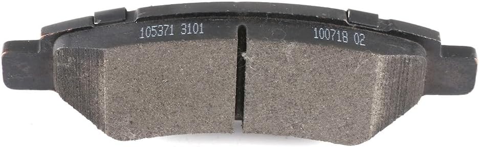 LSAILON [D1337] Rear Semi-Metallic Disc Brake Pads Set For Cadillac CTS 2008-2014,For Cadillac SRX 2010-2016,For Chevrolet Camaro 2010-2015 [4PCS]